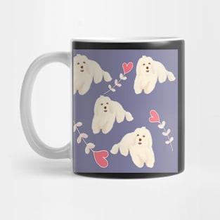 Maltipoo Love Pattern Mug